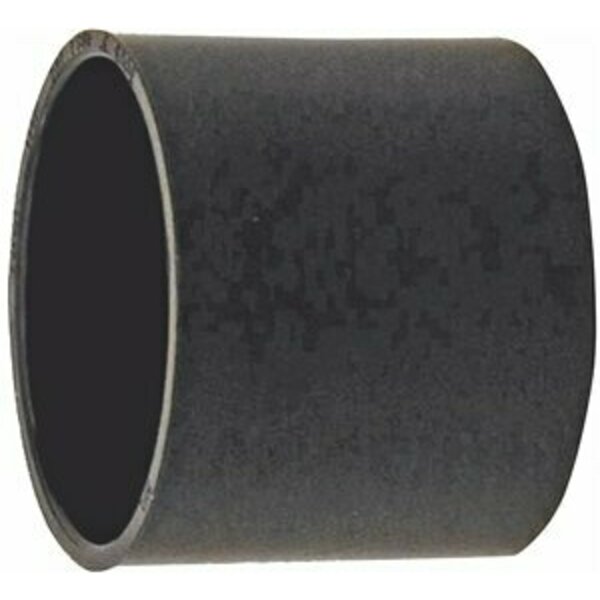 Genova CANPLAS 103002BC Pipe Coupling, 2 in, Hub, ABS, Black, 40 Schedule 80120